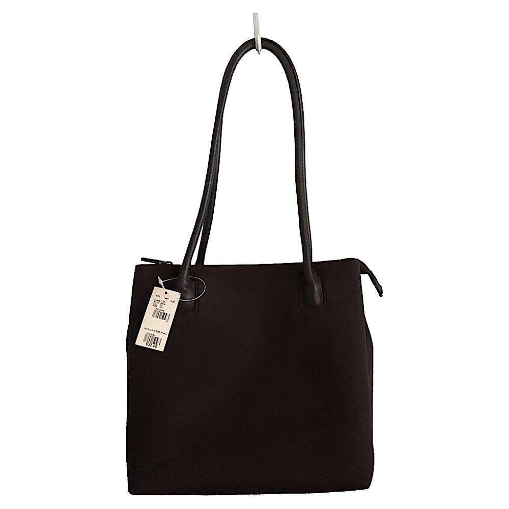 The Limited NWT brown shoulder bag. Nylon/poly with genuine leather trim.